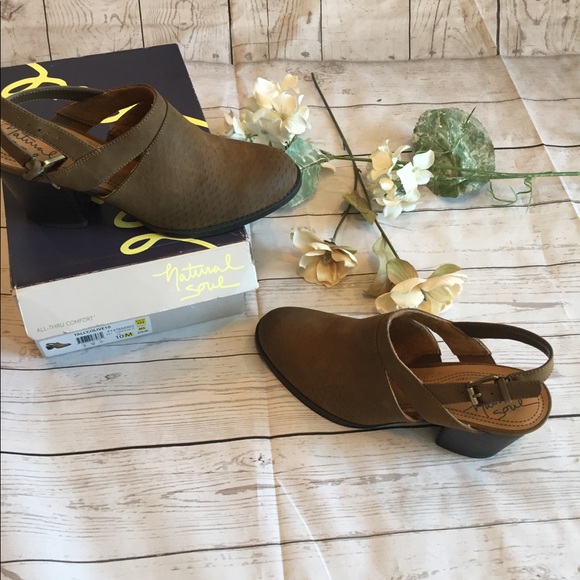 NWT Tally Naturalizer Olive Slingback Bootie SZ 10 - Picture 6 of 7